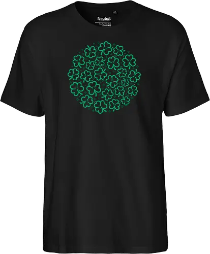 Green Shamrocks St Patrick Pattern