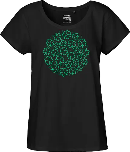 Green Shamrocks St Patrick Pattern