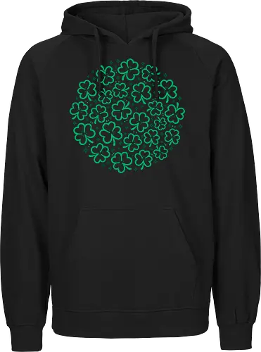 Green Shamrocks St Patrick Pattern
