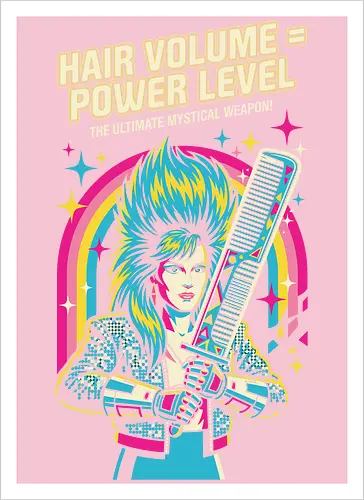 80s Glam Rock Retro Anime