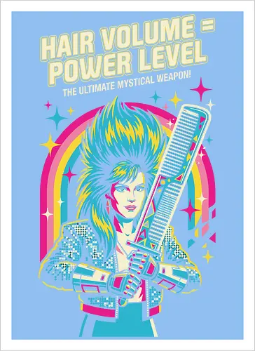 80s Glam Rock Retro Anime