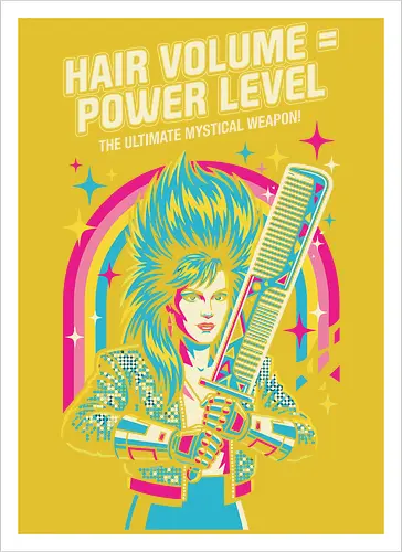 80s Glam Rock Retro Anime