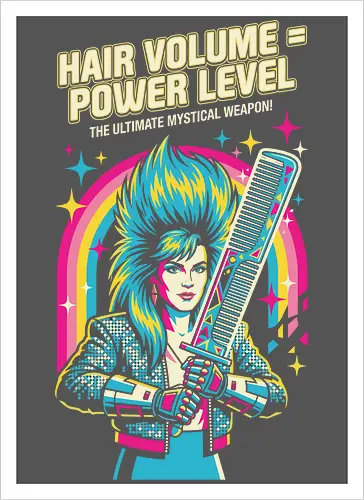 80s Glam Rock Retro Anime