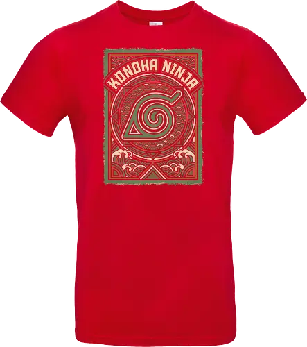 Konoha Ninja - konoha ninja shirt, hidden leaf village t-shirt, shinobi symbol graphic tee, japanese wave anime clothing, seigaiha pattern ninja top, retro anime aesthetic streetwear, minimalist ninja fan merch, will of fire t-shirt, vintage japanese graphic shirt, leaf village emblem apparel, moss green anime top, traditional japanese art clothing, ninja lineage t-shirt, hidden village shinobi gear, geometric anime design, classic manga fan gift, earth tone streetwear, leaf village insignia shirt, stylish otaku fashion - Standard T-Shirt