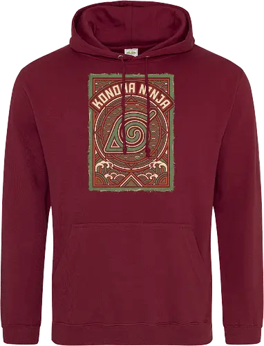 Konoha Ninja - konoha ninja shirt, hidden leaf village t-shirt, shinobi symbol graphic tee, japanese wave anime clothing, seigaiha pattern ninja top, retro anime aesthetic streetwear, minimalist ninja fan merch, will of fire t-shirt, vintage japanese graphic shirt, leaf village emblem apparel, moss green anime top, traditional japanese art clothing, ninja lineage t-shirt, hidden village shinobi gear, geometric anime design, classic manga fan gift, earth tone streetwear, leaf village insignia shirt, stylish otaku fashion - Standard Hoodie