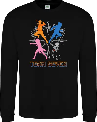 Team Seven Retro Minimalist Ninja Squad