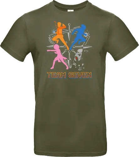 Team Seven Retro Minimalist Ninja Squad