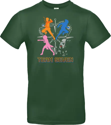 Team Seven Retro Minimalist Ninja Squad