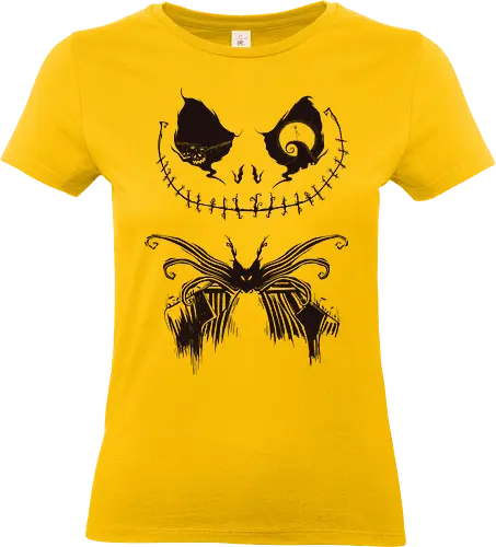 Jack's Lament - Nightmare - jack skellington, Nightmare, tim burton, kürbiskönig, halloween town, disney gothic, stop motion, jack lament, danny elfman, teetan, burton kunst, disney animation, halloween, dark ästhetik, sally jack - Standard T-Shirt (Women)