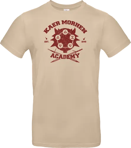 Kaer Morhen Academy Est. 1649 - The Witcher - the witcher t-shirt, kaer morhen, schule des wolfs, geralt von riva, gamer kleidung, hexer zeichen, hexer akademie, teetan, the witcher netflix, cd projekt red, vesemir, monsterjäger, witcher 3, vintage design, witcher serie - Standard T-Shirt