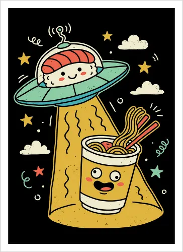 Sushi UFO Abduction