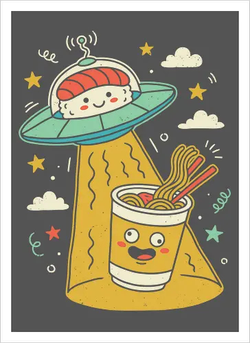 Sushi UFO Abduction