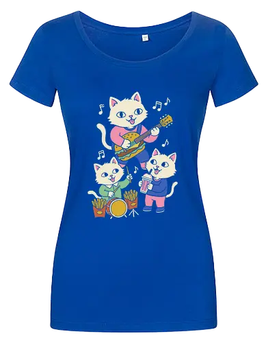 Burger Jam Kawaii Rocker Cats Retro Pastel Graphic
