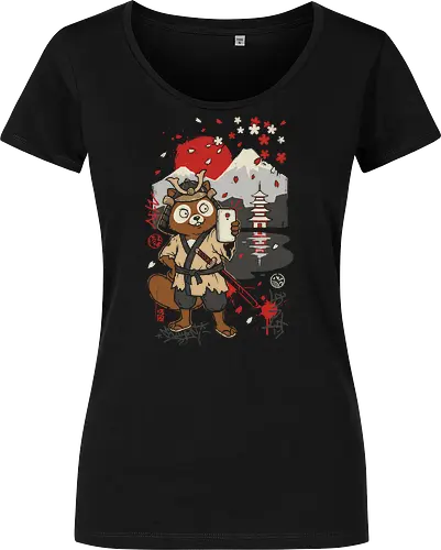 Tanuki Samurai Selfie