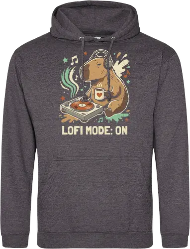 Chill Capybara DJ Retro Aesthetic