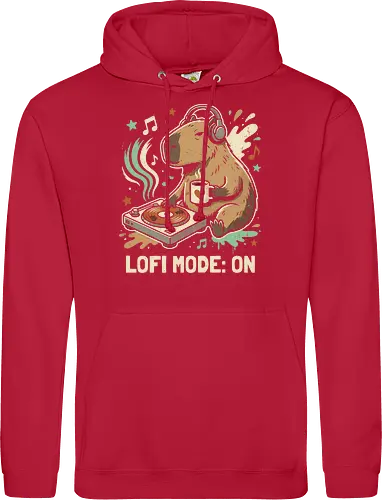 Chill Capybara DJ Retro Aesthetic