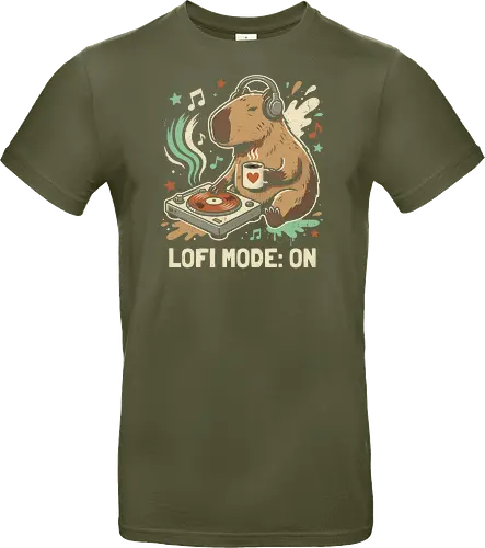 Chill Capybara DJ Retro Aesthetic