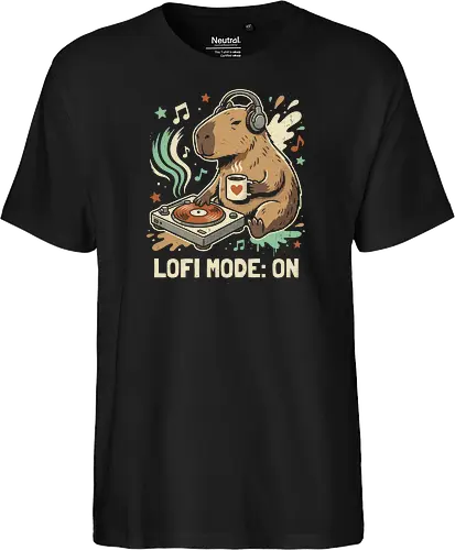 Chill Capybara DJ Retro Aesthetic