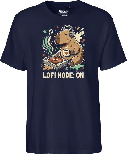 Chill Capybara DJ Retro Aesthetic