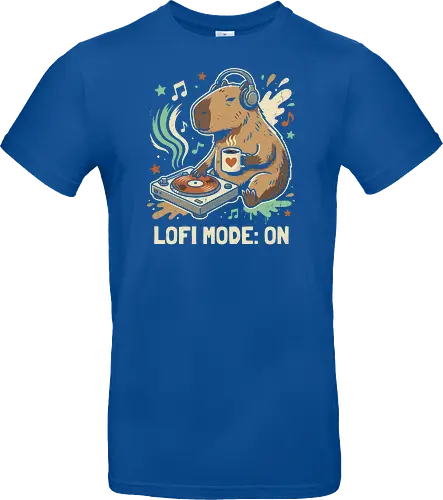 Chill Capybara DJ Retro Aesthetic