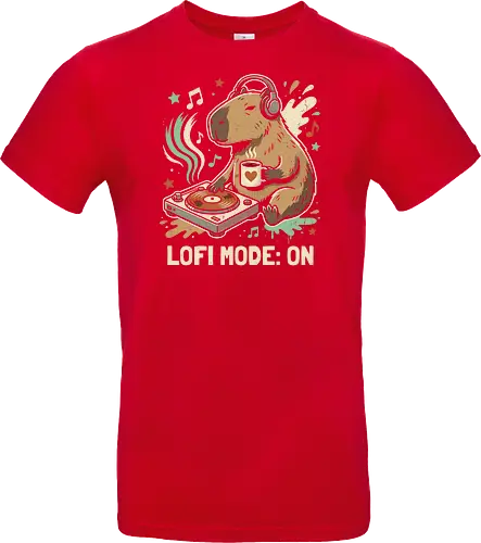 Chill Capybara DJ Retro Aesthetic