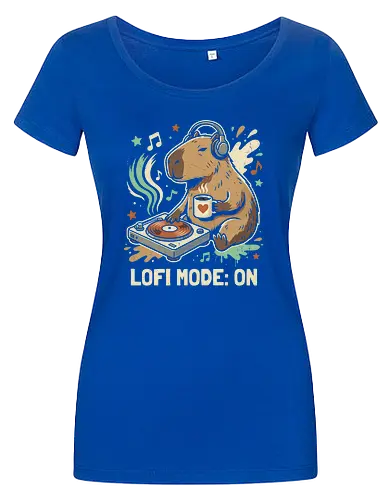 Chill Capybara DJ Retro Aesthetic