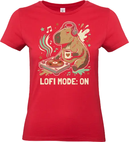 Chill Capybara DJ Retro Aesthetic