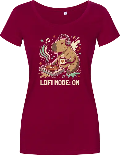 Chill Capybara DJ Retro Aesthetic