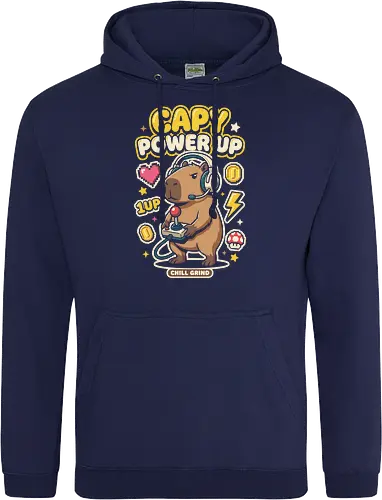 Gamer Capybara Retro 8-Bit Pixel Art Graphic