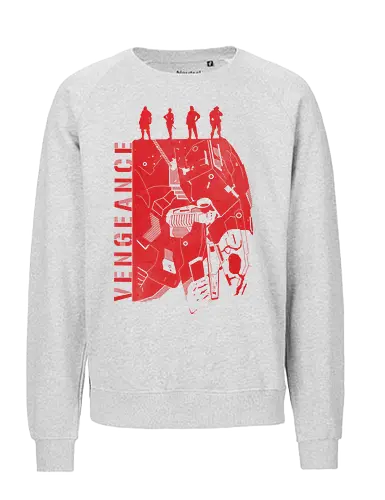 Vengeance - Metal Gear Rising Revengeance - jack the ripper, minimalistische kunst, metal gear revengeance, metal gear rising t-shirt, raiden cyborg ninja, vengeance, gamer kleidung, metal gear solid, platinum games, hack and slash, teetan, konami, jetstream sam, cyborg krieger, blade mode - Fairtrade Sweatshirt