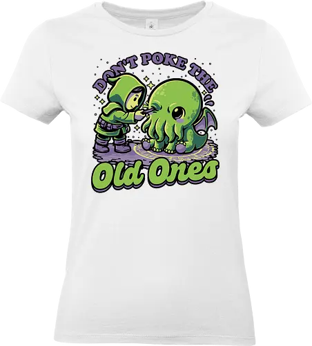 Cthulhu Joke Ritual - Cthulhu, Call Of Cthulhu, Cthuhlu, Cthulhu Mythos, Hp Lovecraft, Lovecraftian, Lovecraft, H.p. Lovecraft, H P Lovecraft, Fun, Funny, Horror, Classic Horror, Classic, Book, Cosmic Horror, Cosmic, Cute, Monster, Creature, Ritual, Summoning, Summon, Summoned, Summoning Ritual, Spooky, Spooky Season, Halloween, Cult, Occult, Occultism, Poke - Standard T-Shirt (Women)