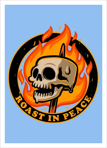 Marshmallow Skull Fire 