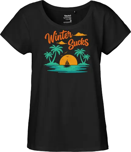 Winter Sucks Retro Sunset