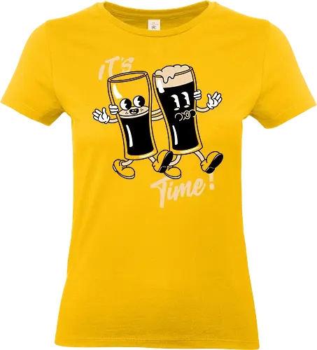 Its Drinking Time - irish, irish beer, famous beer, irish goodbye, luck, clover, shamrock, st patricks day, st paddys day, paddys day - Standard T-Shirt (Women)