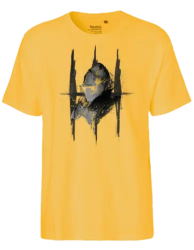 Soul Protector - Soulslike Guardian Knight - dark souls t-shirt, soul protector, wächter ritter, gamer kleidung, fromsoftware, action rpg, teetan, you died, souls-like, dunkle fantasie, lordran, anor londo, boss fight, estus flask, aquarell kunst - Fairtrade T-Shirt