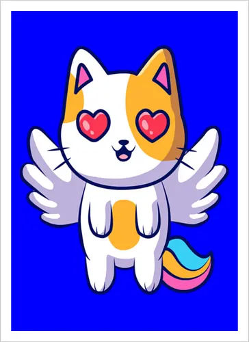 Gato Ángel Volando