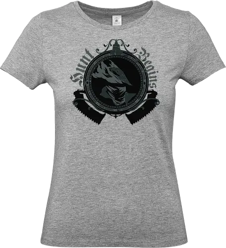 The Hunt Begins -  Hunter's Edition - bloodborne t-shirt, the hunt begins, jäger hut, gamer kleidung, fromsoftware, action rpg, teetan, yharnam, cainhurst castle, souls-like, gotische fantasie, playstation 4, kosmischer horror, great ones, visceral attack - Standard T-Shirt (Women)