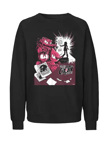 Hedgehog The Hedgehog Chaotix Casefiles Retro Kult Gamer - Hedgehog, Chaotix Casefiles, Retro Klassiker, Sega Retro, 90er Kultspiel, Gaming Fanartikel, Arcade Klassiker, Pixel Stil, Gamer Outfit, Zocker Geschenk, Videospiel Held, Nostalgie Shirt, Konsolen Klassiker, Cartoon Abenteuer, Retro Gaming Design - Fairtrade Sweatshirt