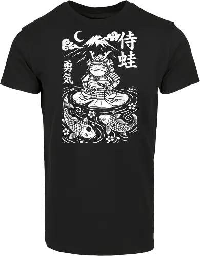 Samurai Frosch Anime Krieger Katana Japan