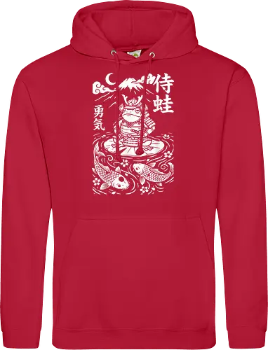 Samurai Frosch Anime Krieger Katana Japan