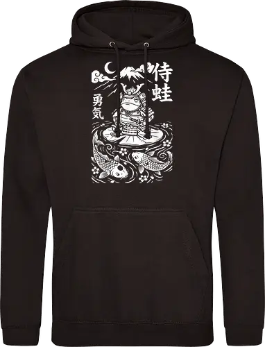 Samurai Frosch Anime Krieger Katana Japan