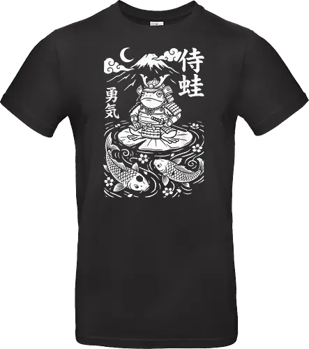 Samurai Frosch Anime Krieger Katana Japan