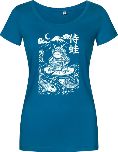 Samurai Frosch Anime Krieger Katana Japan