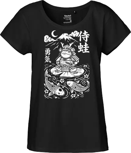 Samurai Frosch Anime Krieger Katana Japan