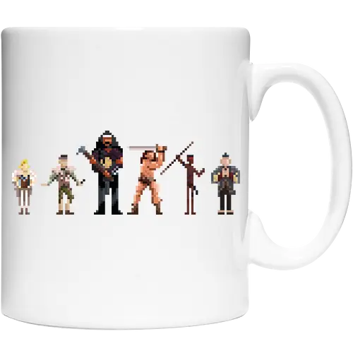 Krieger des Hyborischen Zeitalters - Conan Pixel Art