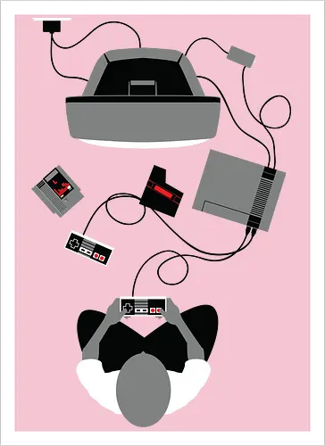 Retro-Konsolen-Nostalgie - 8-Bit-Ära