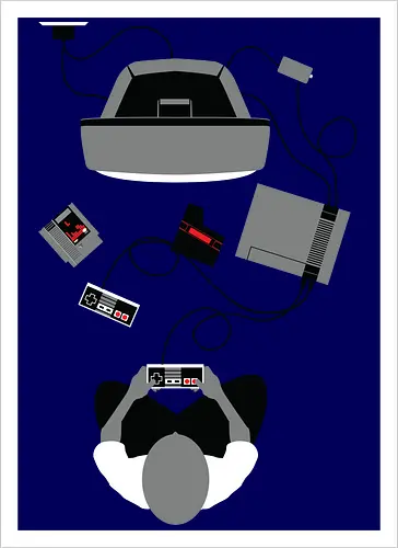 Retro-Konsolen-Nostalgie - 8-Bit-Ära