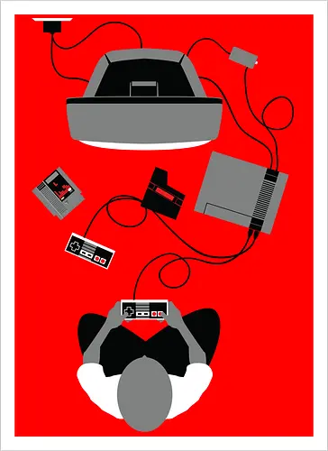 Retro-Konsolen-Nostalgie - 8-Bit-Ära