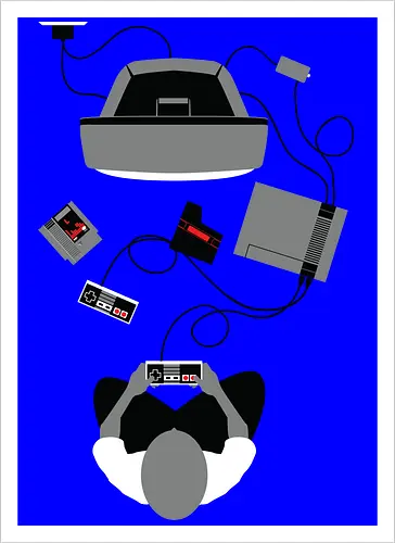 Retro-Konsolen-Nostalgie - 8-Bit-Ära