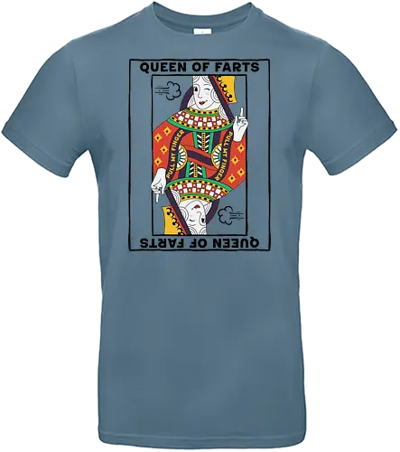 Queen Of Farts - queen of farts, fart joke, fart loading, farter, farting mom, farts, funny, gag gift, humor, inappropriate, meme, offensive, queen, sarcastic, silly - Standard T-Shirt